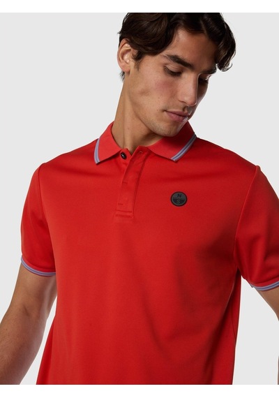 North Sails Kısa Kollu Erkek Polo Yaka T-shirt-33496 Kırmızı