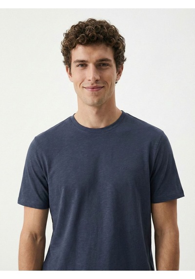 Regular Fit Erkek Tshirt K.kol Koyu Lacivert