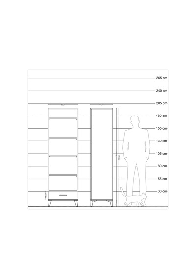 Hyperion Dolap 5 Raflı Tek Çekmeceli 60x44x195 Antrasit-antrasit Antrasit Hyperion Dolap 5 Raflı Tek Çekmeceli 60x44x195 Antrasit-antrasit Antrasit