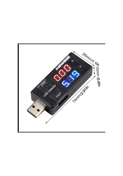 Shenzhen Usb Şarj Cihazı Doktoru Akım Gerilim Şarj Dedektörü Pil Voltmetre Ampermetre Multimetre