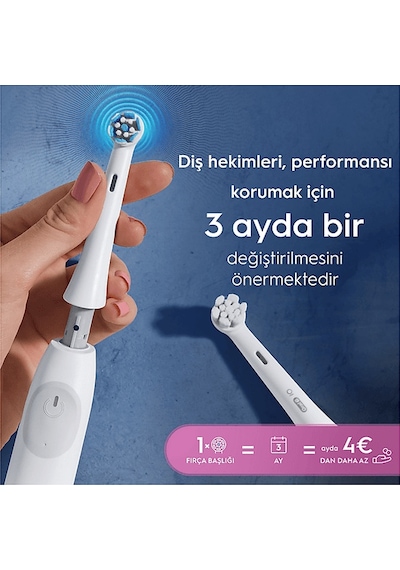 Oral B İo Sensitive White 2'li Diş Fırçası Yedek Başlık