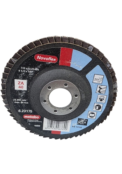 Metabo 115x22,23 P40 623175000 Inox Flap Disk 10 Adet