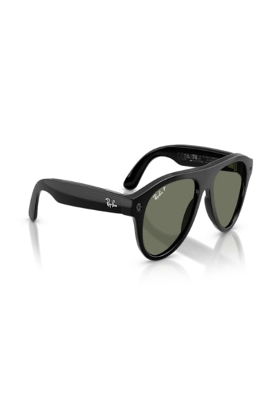 Ray-ban Meta Gen 3 Aviator Rw4016 601/9a 54 18 Yeşil Polarize Camlı Parlak Siyah Yapay Zekâlı Akıllı Güneş Gözlüğü