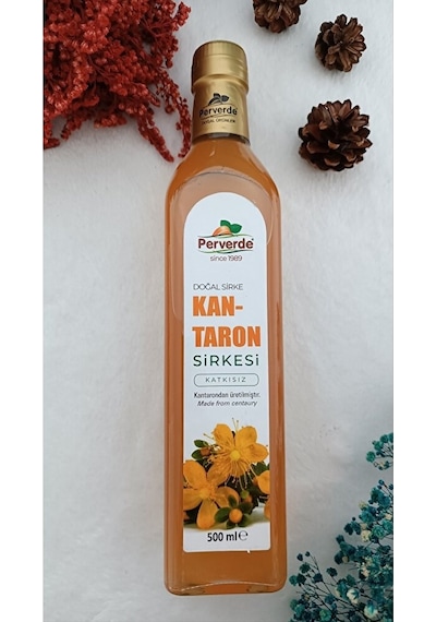 Perverde Doğal Katkısız Kantaron Sirkesi 500 ML
