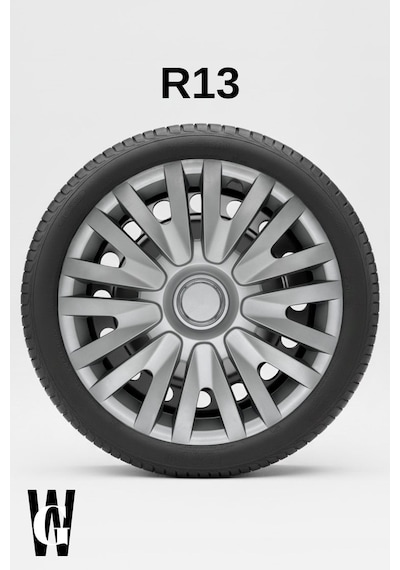 Kia Optima 13 İnç Jant Kapağı 4 Adet Gri G110