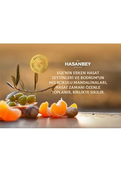 Hasanbey Mandalina Aromalı Zeytinyağı 250 Ml