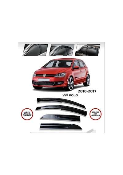 Vw Polo 6 Cam Rüzgarlığı 2009-2017 Kutulu Gönderim