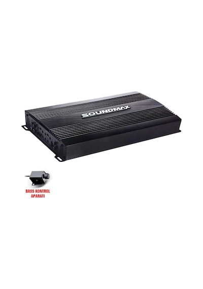 Soundmax Sx-3200.4Ab 4Kanallı Anfi 4000Wat 4X80Rms Oto Anfi