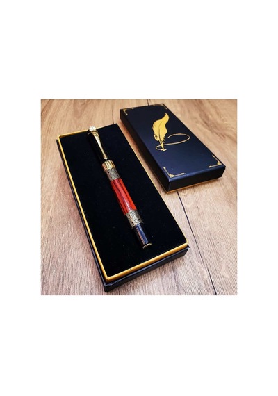 Gold Desenli Metal Roller Kalem Evimdeyokyok Altın