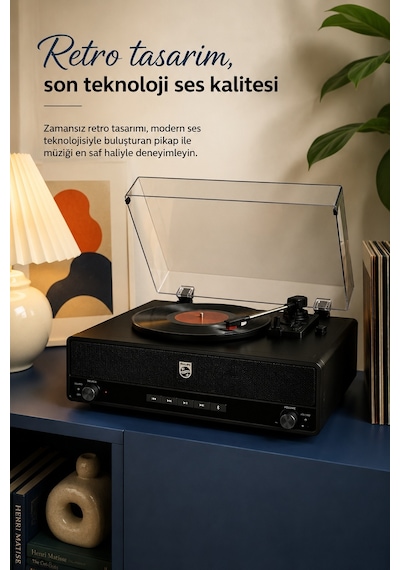 Philips Tav3000b/10 Bluetooth Retro Pikap