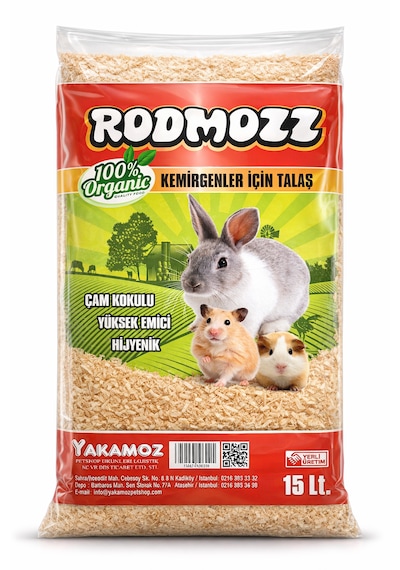 Rodmozz Kemirgenler İçin Çam Talaşı 15 Lt