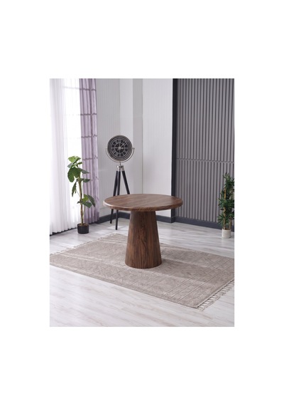 Aura Bohem 90x90 Mebran Mdf Masa / Konik Ayak Barok Barok