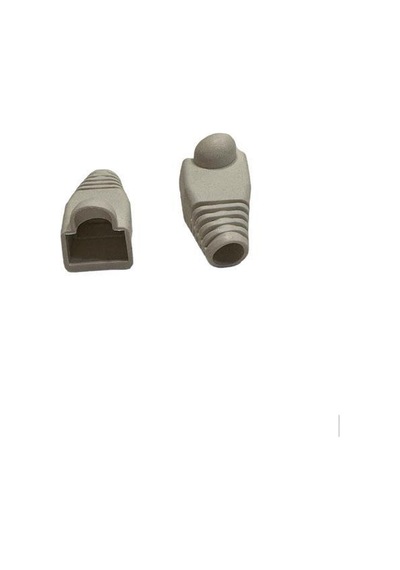 Beyaz Cat5 Kılıf Beyaz Cat6 Kılıf Rj45 Koruma Kılıfı Beyaz 100 Adet