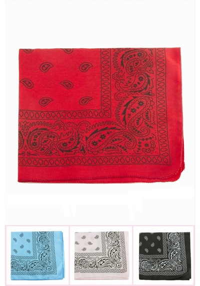 Zenviac456 Oval Desenli Keten Bandana 50 50 Zenviac45678