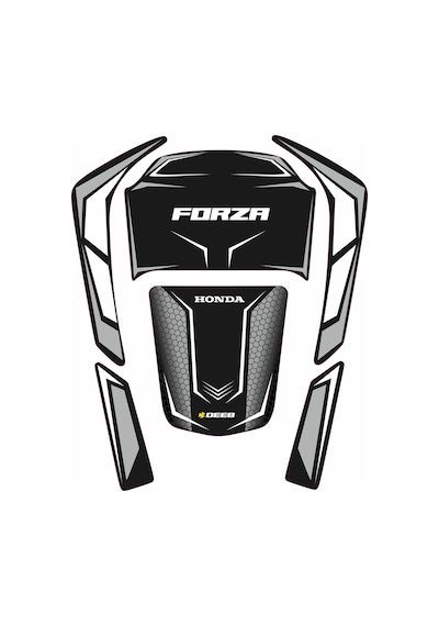 Forza 250 2021-2023 Uyumlu Deeb Iron Tank Pad Set Gray