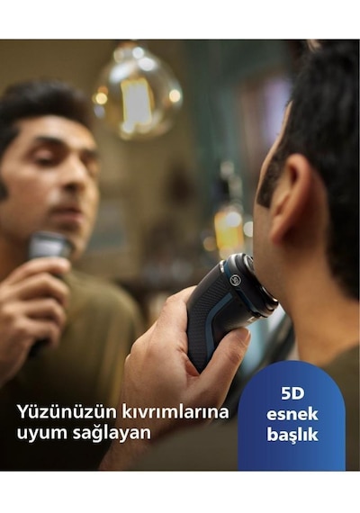 Philips 3000 Serisi Islak & Kuru Elektrikli Tıraş Makinesi - S3144/00 60 DK Philips 3000 Serisi Islak & Kuru Elektrikli Tıraş Makinesi - S3144/00 60 DK