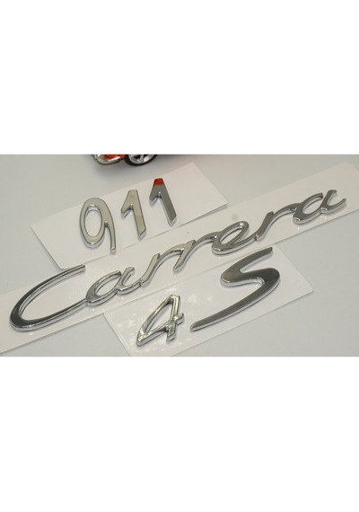 Porsche 911 Carrera 4S Bagaj 3M 3D Abs Yazı Logo Amblem Seti (549218224)
