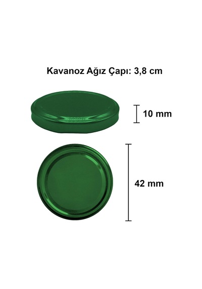 250 Ml Şeffaf Hale Cam Şişe, Yeşil Metal Kapaklı, Meyve Suyu Ve İçecekler İçin, 250 Cc, Yerli Üretim, 6 Adet Çok Renkli