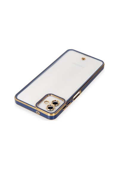 Samsung Galaxy Uyumlu , A04 Kılıf Liva Lens Silikon - Mavi