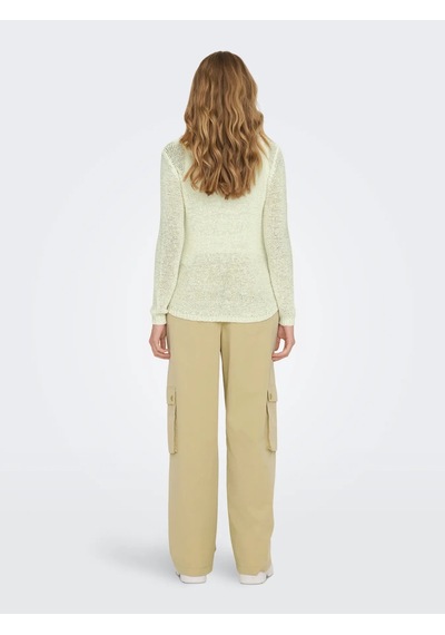 Jdy Jdymore Solid L/s O-neck Pullover Kadın Bluz 15194117 Yeşil