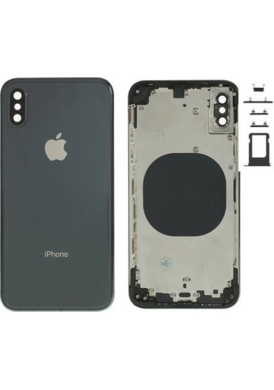 Kadrioğlu Apple Uyumlu iPhone XS Kasa Kapak Siyah