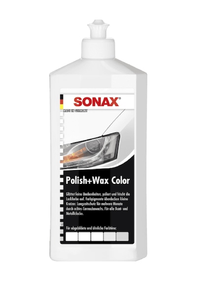 Sonax Renkli Nano Parlatıcı ve Koruyucu Cila Beyaz 250 ML