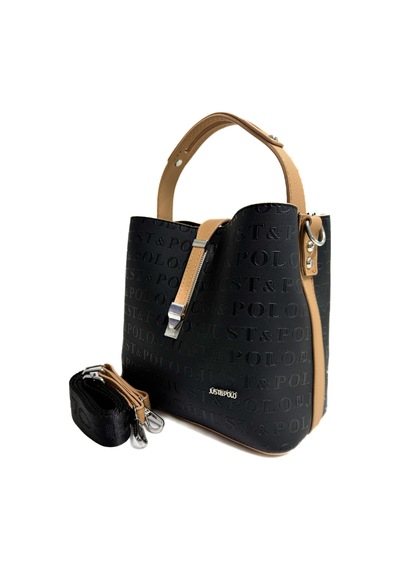 Just Polo Günlük Kombinlere Uygun Kadın Omuz Çantası Taba Siiyah 23443068