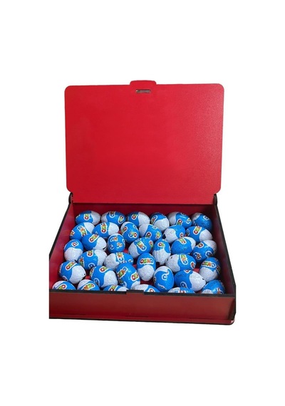 Ozmo Mini Yumurta 35 Adet Kırmızı Ahşap Hediye Kutusu Yumurta Sevdiklerinize Hediye Ozmo Mini Eggs Kırmızı Ahşap Kutulu
