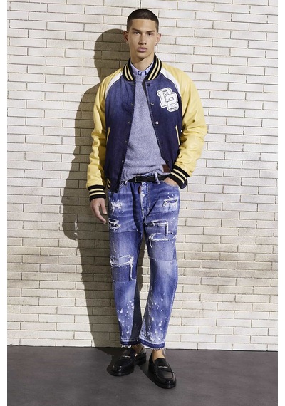 Dsquared2 Erkek Ceket S74am1451 S30664 470 Lacivert Lacivert
