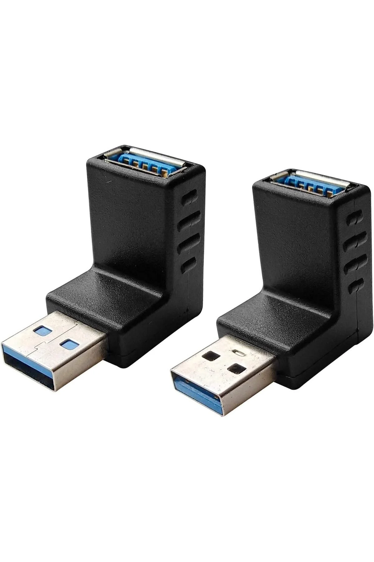 Yukarı Ve Aşağı Usb 3.0 Erkekten Dişiye 90 Derece Dik Açılı Uzatma Adaptörü Usb Yüksek Hızlı Adaptör