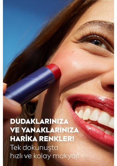 Nivea 3'ü 1 Arada Nemlendirici Dudak Bakım Kremi Red 4.8 G