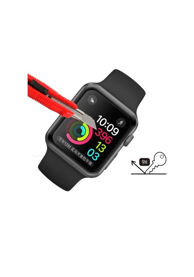 Apple Watch 3 Uyumlu 38mm 2 Adet Kırılmaz Cam Özel Kesim Hydrogel Film