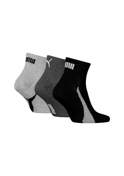 Puma Lifestyle Quarter 3'lü Unisex Çok Renkli Günlük Stil Çorap 93858201