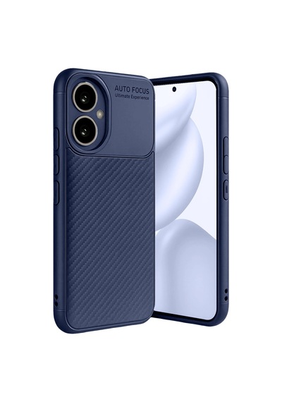 Honor 400 Kılıf Auto Focus Karbon Kapak - Lacivert 0.2M-Çok Renkli
