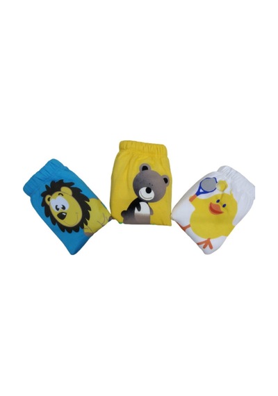 Poope's 3'lü Erkek Bebek Alıştırma Külodu Bebek Tuvalet Eğitimi