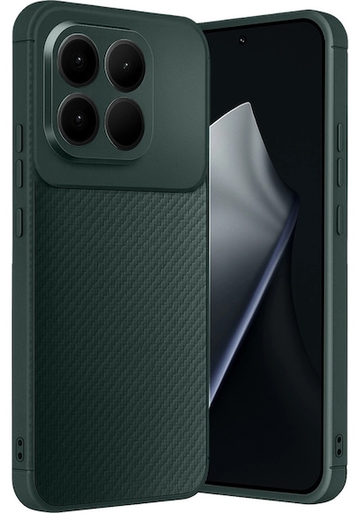 Mi 15t Auto Focus Karbon Kapak - Koyu Yeşil