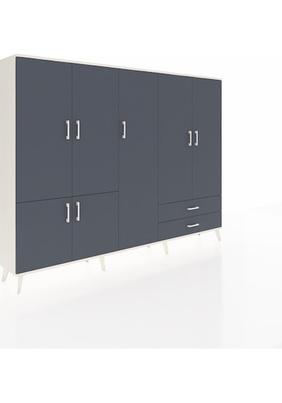 Arges Dolap 12 Raflı 2 Çekmeceli 7 Kapaklı 220x30x163 Aytaşı-antr Aytaşı-antrasit Arges Dolap 12 Raflı 2 Çekmeceli 7 Kapaklı 220x30x163 Aytaşı-antr Aytaşı-antrasit