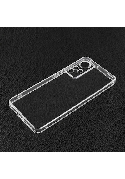 Xiaomi Mi 12 Lite Kılıf Zore Süper Silikon Kapak Renksiz