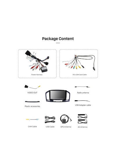 Opel Insıgnıa 2009-2012 Uyumlu Multimedya Navigasyon Usb Kamera Carplayer 4 Ram