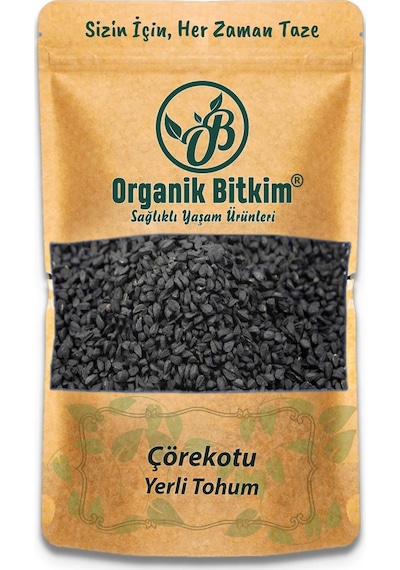 Organik Bitkim Yerli Çörek Otu Tohumu 500 G