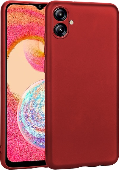 Samsung Galaxy Uyumlu A04E Kılıf Yumuşak Dokulu Kamera Korumalı Premium Silikon Kılıf PRM