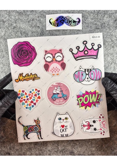 Bdls33 Küçük Boy 10lu Sticker Seti