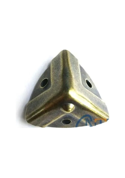 Menteşe Dekoratif, Kutu, Sandık Köşesi - 35x22 Mm, Küçük, Antik, 100 Adet Diğer