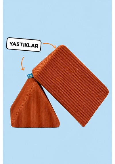 Funbed Sofa Çocuk Oyun Koltuğu, Modüler Katlanır Yatak Ve Oyun Minderi Seti, Süngerli Güvenli Çocuk Kanepe Kiremit - 889056427 Kiremit Funbed Sofa Çocuk Oyun Koltuğu, Modüler Katlanır Yatak Ve Oyun Minderi Seti, Süngerli Güvenli Çocuk Kanepe Kiremit - 889056427 Kiremit
