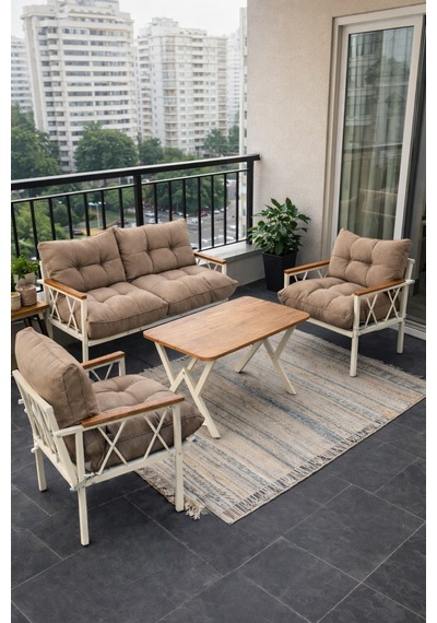 Ard & Garden Miray Krem 211 Masalı Antrasit Fermuarlı Düğmeli Bahçe Oturma Grubu Balkon Oturma Takımı Salon Teras Kahverengi Ard & Garden Miray Krem 211 Masalı Antrasit Fermuarlı Düğmeli Bahçe Oturma Grubu Balkon Oturma Takımı Salon Teras Kahverengi