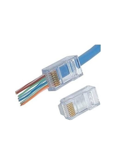 Yeni Nesil Rj45  Konnektör Ez Rj45 Konnektör 100  Adet