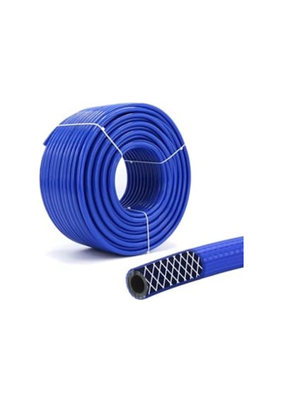 Hava Hortumu Çelik Kompresör Hortumu 8 MM 10 Metre-Mavi N11.19