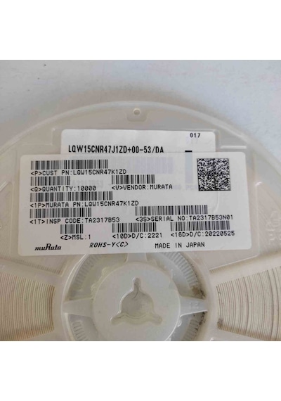 Lqw15cnr47k1zd Inductor, 470nh Smd Bobin 100 Adet