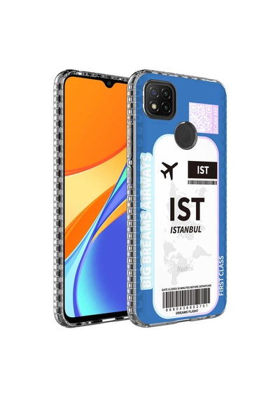 Xiaomi Redmi 9c Kılıf Airbag Kenarlı Renkli Desenli Silikon Zore Elegans Kapak NO4