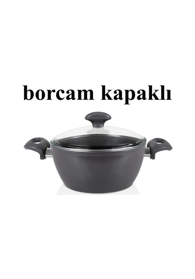Falez Seramik Derin Tencere 20 Cm Füme